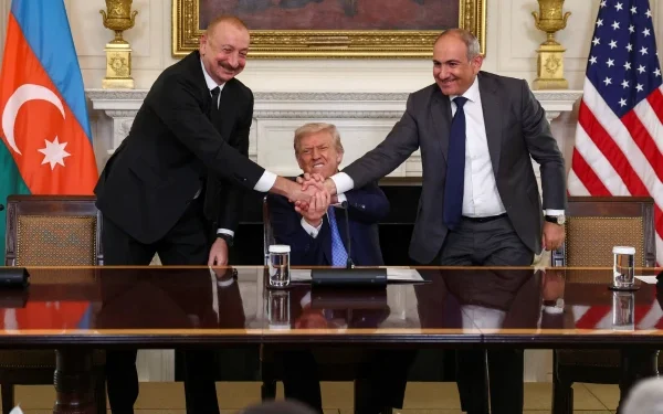 ٹرمپ نے ایک اور جنگ رُکوا دی، آذربائیجان اور آرمینیا کے درمیان امن معاہدہ کرا دیا