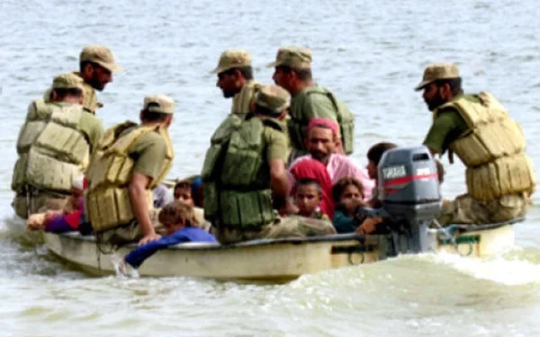 بھارتی آبی جارحیت، سیلاب کے پیش نظر پنجاب کے مختلف اضلاع میں فوج طلب